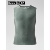 蕉内热皮701++男士保暖背心7A抗菌羊毛莫代尔运动透气吸湿排汗秋冬季 羊暖绿 M