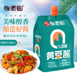 佐香园 0添加黄豆酱 无添加东北大酱豆瓣酱 360g