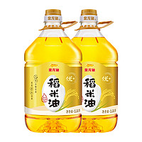 88VIP：金龙鱼 优+稻米油3.58L*2桶富含谷维素 植物甾醇米糠油食用油