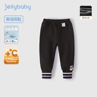 JELLYBABY女童加绒裤子秋冬童装打底裤宝宝裤子冬季儿童长裤外穿保暖裤子