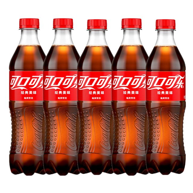 可口可乐 含糖碳酸饮料 500ml*5瓶