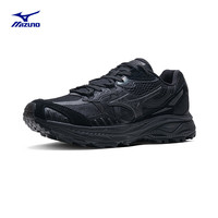 Mizuno 美津浓 RACER ADV 男女山系复古缓震跑鞋 D1GH2412-01 黑色 36