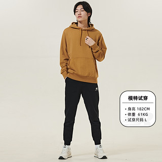 New Balance NB奥莱特价清仓男款连帽简约舒适休闲运动卫衣