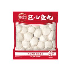 思念 包心鱼丸 500g 1包 真空装 火锅丸料 关东煮食材烧烤麻辣烫