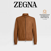 杰尼亚（Zegna）24早秋正绒面革双面短夹克UEPNTA8-E179T-N05-46