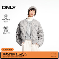 ONLY2024冬季新款高级感90白鸭绒保暖长袖羽绒服女|124423061 H