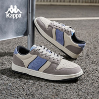 KAPPA卡帕男鞋板鞋2024秋季休闲厚底鞋子男百搭潮鞋德训鞋 冷灰色/鹈鹕灰/高级灰 37