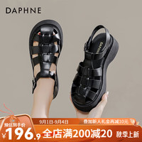 达芙妮（DAPHNE）达芙妮罗马凉鞋女外穿2023夏季松糕软底沙滩鞋女鞋时尚猪笼鞋QJ4