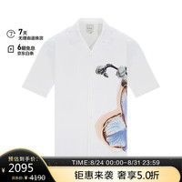 保罗史密斯(Paul Smith) PS男士印花短袖衬衫衬衣