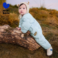 minibala【轻暖绒】迷你巴拉 羽绒连体衣男女童宝宝儿童蛋形保暖萌趣冬季