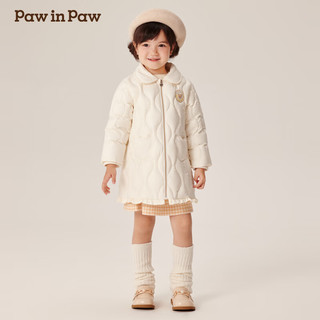 PawinPaw卡通小熊童装2024年秋冬新款女童女宝羽绒服