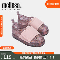 Melissa梅丽莎品牌孤品拖/凉鞋款小童外穿时尚QC 闪光粉色/粉色AC985 21