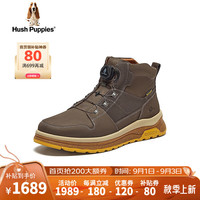暇步士（Hush Puppies）马丁靴男士高帮英伦加绒户外大黄靴B6Q10DD4