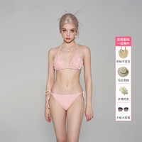 亦美珊 YI MEI SHAN泳衣高级感纯欲性感遮肉显瘦比基尼泳装2024春夏三件套