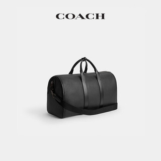 蔻驰（COACH）男士GOTHAM 45号大容量行李包真皮斜挎包简约男包 黑色