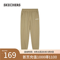 斯凯奇（Skechers）斯凯奇裤子女款休闲L324M101 榆木色/03EN M