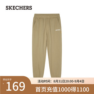 斯凯奇（Skechers）斯凯奇裤子女款休闲L324M101 榆木色/03EN M