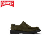 CAMPER 看步 Norman男鞋新款商务增高皮鞋圆头软底高级低帮复古通勤时尚休闲鞋 K100999-001 绿色 43