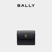 BALLY/巴利24秋冬EMBLEM深蓝色牛皮革女士钱包6308643 深蓝色 均码