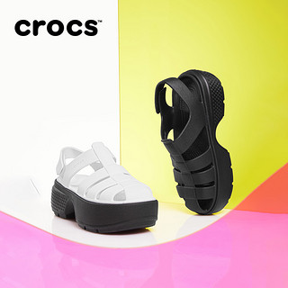 88VIP：crocs 卡骆驰 刘雨昕同款 Crocs卡骆驰雪屋凉鞋女鞋户外厚底凉鞋|209938