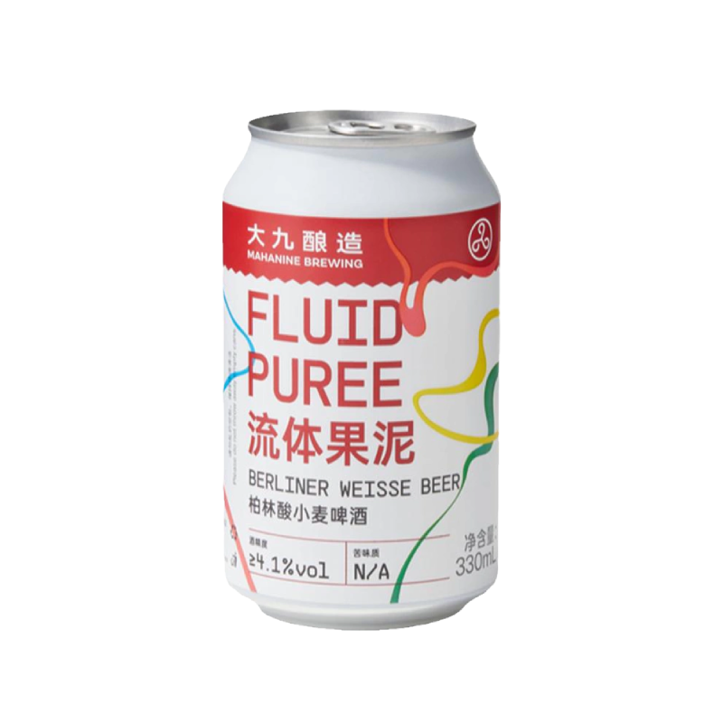 MAHANIE BREWING 大九酿造 流体果泥 柏林酸小麦 330ml