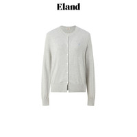 ELAND衣恋毛衣女假两件含山羊绒直筒显瘦通勤针织衫