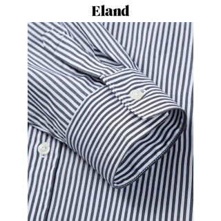 ELAND衣恋衬衫女落肩宽松阔版格雷系摩登时尚衬衣2024夏季新款