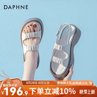 达芙妮(DAPHNE)达芙妮凉鞋女2024新款女鞋运动凉鞋女夏季厚底休闲时尚百搭QJ3