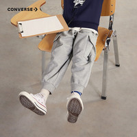 匡威（Converse）匡威儿童童装男童长裤2024秋季潮流裤子 岩岭灰 140/60