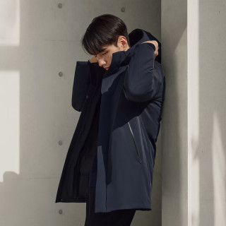 波司登 羽绒服90绒连帽防风保暖中长款外套