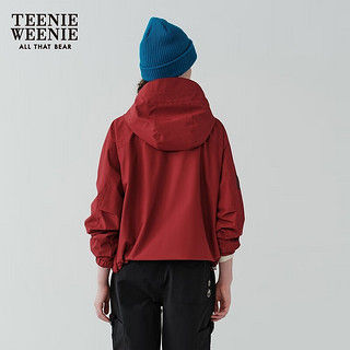 Teenie Weenie小熊2024年秋季三合一摇粒绒三防户外登山外套 红色 170/L