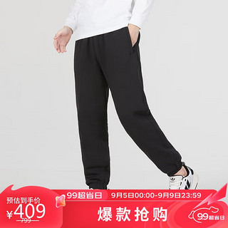 adidas 阿迪达斯 男子 三叶草系列 C Pants FT 针织束口长裤 HK2866 黑色 A/S