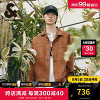 杰克·琼斯(JACK&JONES)商务休闲时尚简约百搭立体钢印装饰夹克外套男装224321065