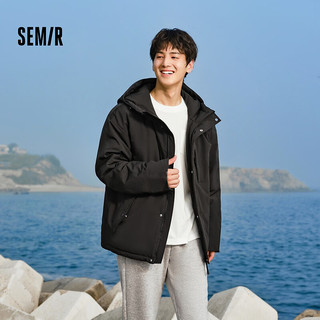 森马（Semir）羽绒服男防护羽绒2024冬季防水防油防污耐磨透湿防雨外套