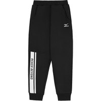美津浓(MIZUNO)儿童卫裤年春秋加绒加厚保暖男童女童运动裤 黑色 140cm (身高135cm-145cm)