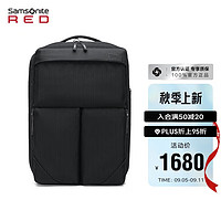 Samsonite 新秀丽 电脑包 15英寸休闲时尚双肩包男多口袋旅行包潮流背包GA4 黑色