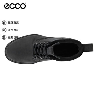 爱步（ECCO）男士工装靴马丁靴男靴 214714  02001黑色 40 
