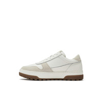 Clarks 其乐 CraftEdge系列 男鞋新款复古厚底拼色休闲轻柔缓震板鞋 2617976 白色 45