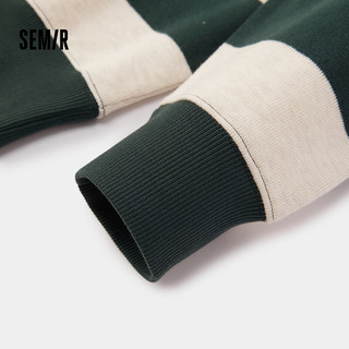 森马 Semir[商场同款]卫衣女小狗套头衫oversize冬2024新款抓绒立领叠穿