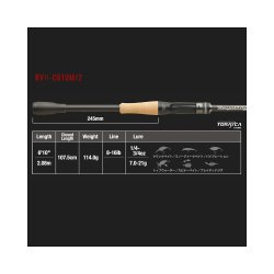 JACKALL 日本直邮Jackal 钓鱼 2节杆户外时尚潮流渔具钓鱼RVII-C610M/2