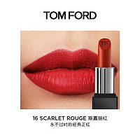 TOM FORD 汤姆·福特 新烈焰幻魅唇膏 黑漆限定 #16 SCARLET ROUGE 斯嘉丽红 3g