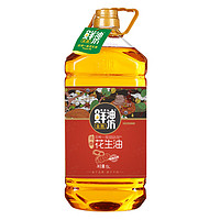 金胜 鲜油坊 食用油 浓香压榨一级花生油5L