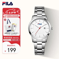 斐乐(FILA)手表女时尚女士手表防水石英钢带手表 794-005