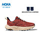 HOKA ONE ONE 男女鞋秋季低帮徒步鞋ANACAPA GTX防水 辣酱红/流沙色-男款 43