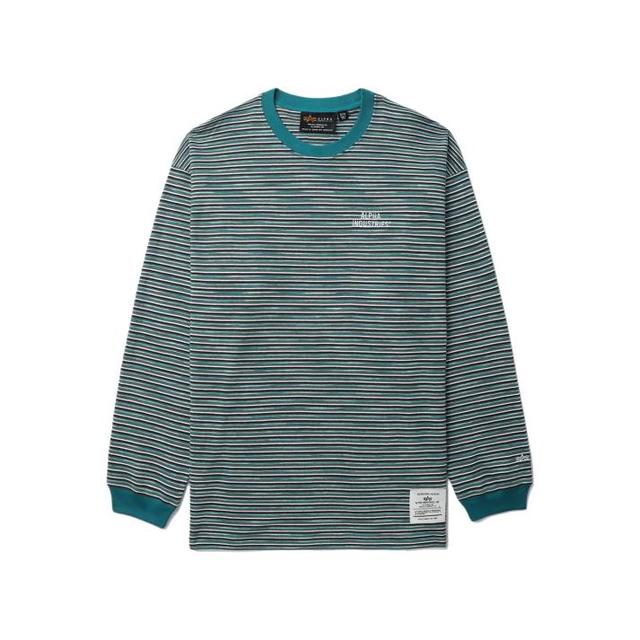 补贴购：ALPHA INDUSTRIES 饰 logo 段染 T 恤