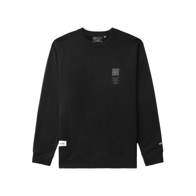 补贴购：ALPHA INDUSTRIES 徽标装饰卫衣 A5XSWM1020LXLBKX