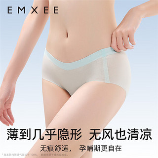 嫚熙（EMXEE）内裤 栀子白 1条装 XXL