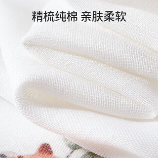 欧孕纯棉儿童隔汗巾 幼儿园男童女童吸汗 止汗巾 6层 5条装 动物 天鹅之约【厚款】 S【0-2岁】