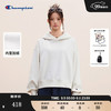 Champion2024早秋新款加绒卫衣女刺绣基础纯色帽衫休闲上衣潮