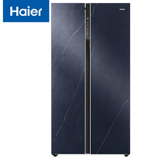 Haier 海尔 京馨系列601升双变频风冷无霜对开门冰箱干湿分储玻璃面板大容量母婴冰箱BCD-601